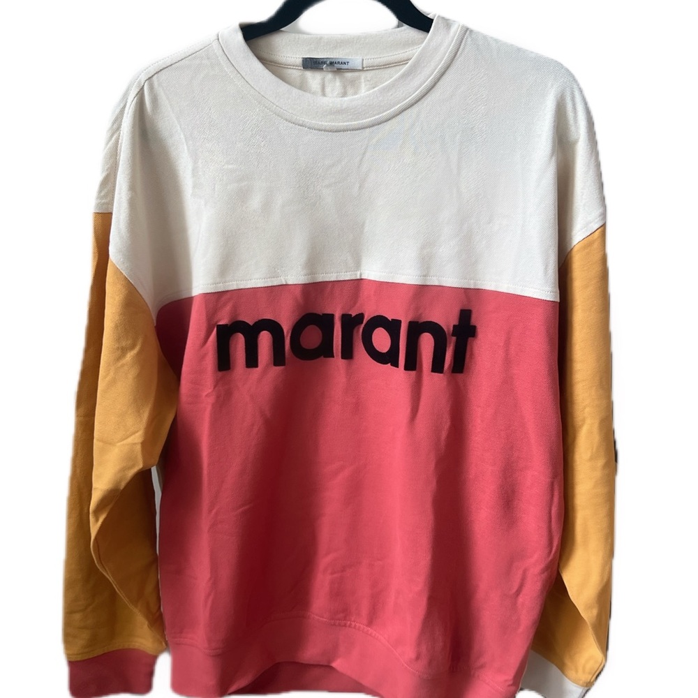 Isabel Marant Aftone Color Block Sweatshirt